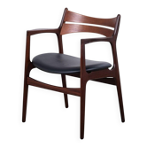 Fauteuil en teck attribué à Erik Buch pour Christiansen Møbelfabrik, Danemark, années 1960.