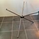 Round kitchen or dining room in smoked glass chrome structure an70