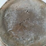 Handcrafted green and brown glazed ceramic pitcher, 1960s-70s