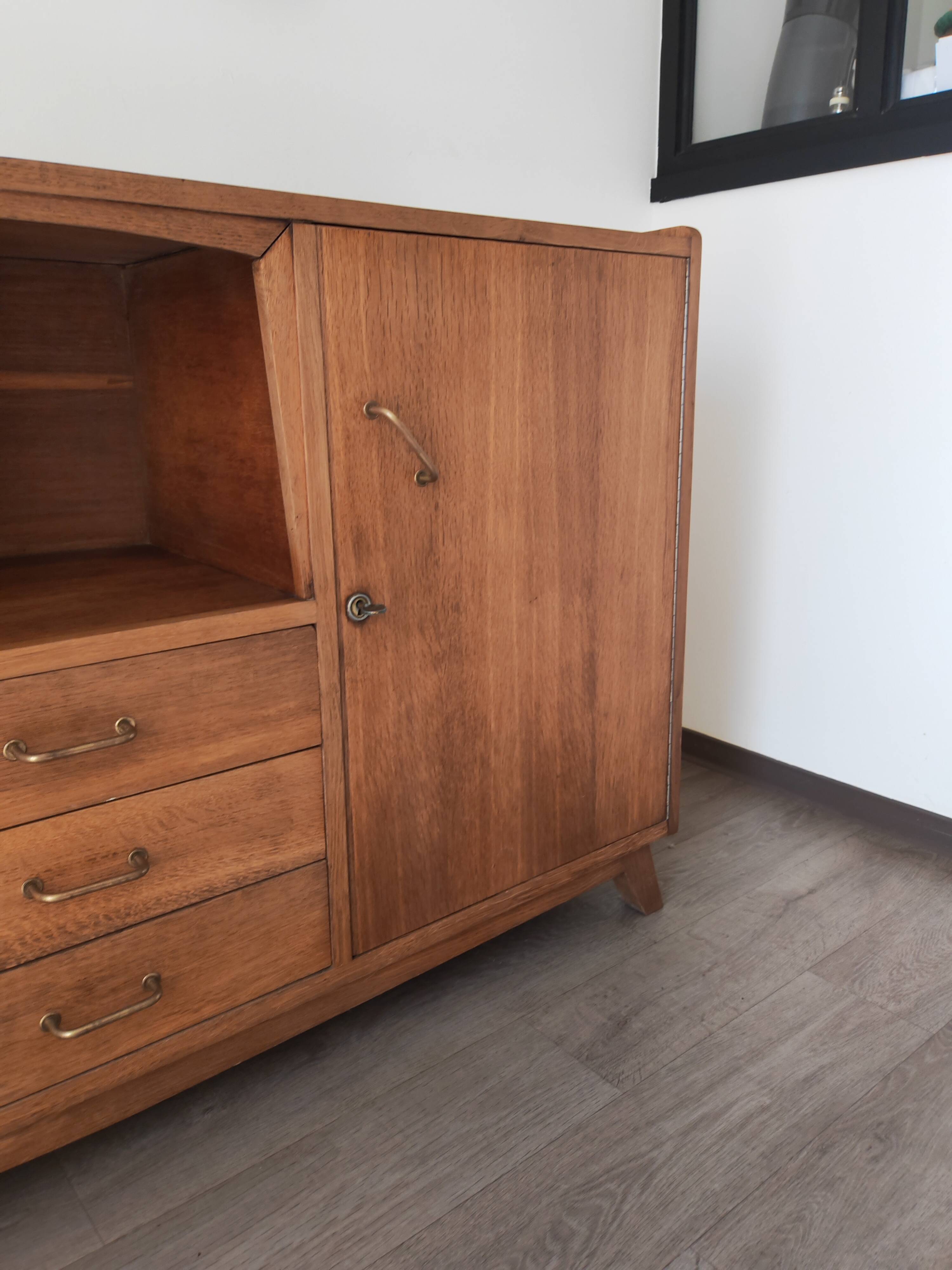 Vintage oak sideboard