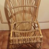 Chaise bambou/rotin