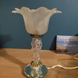 Bedside lamp base mirror glass tulip glass paste dp 012364