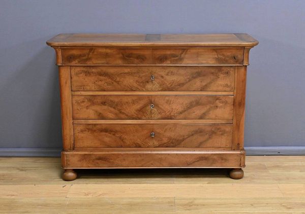 Commode en Merisier, époque Restauration – Début XIXe
