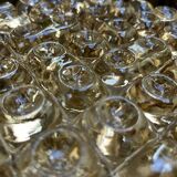 Space Age round wall lamp designed by Alois Gangknofner for Erco Leuchten, Germany, 1960s.