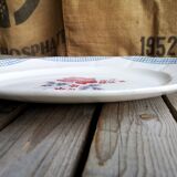 Oval dish Digoin Sarreguemines collection Josiane