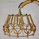 Louis Sognot rattan floor lamp from the 60s
