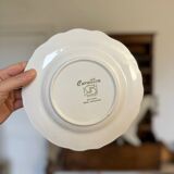 Vintage white slip plates
