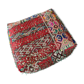 Pouf en laine vintage 80x80 cm