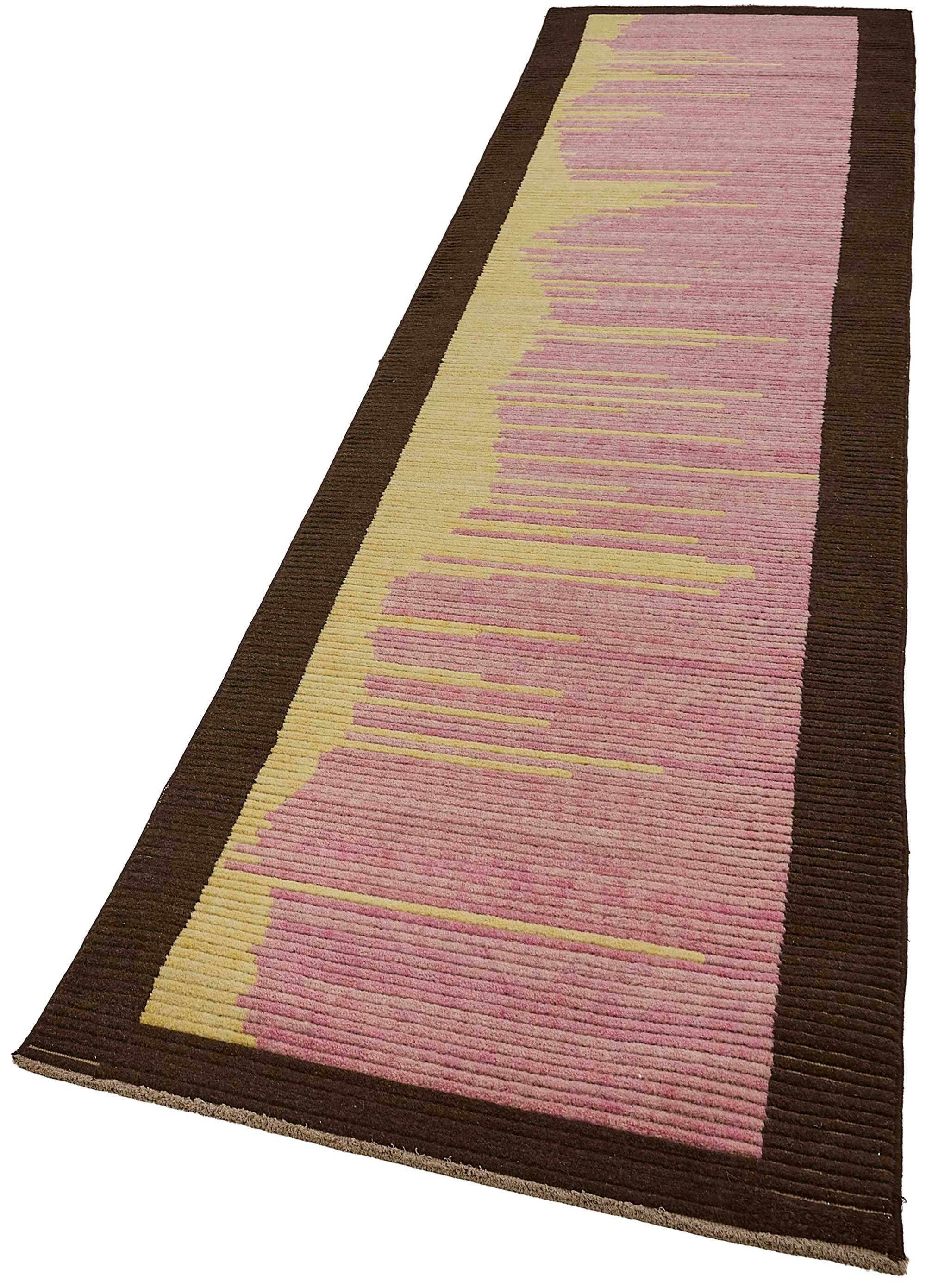 Turkish Handcrafted Loom Oushak Rug 86 cm x 370 cm