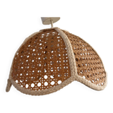 Vintage cannage flower pendant light