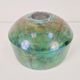 Vintage Handmade Green Luster Glaze Ceramic Bowl, 1960