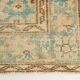 Orange vintage turkish rug, 6x9 feet vintage pastel orange carpet