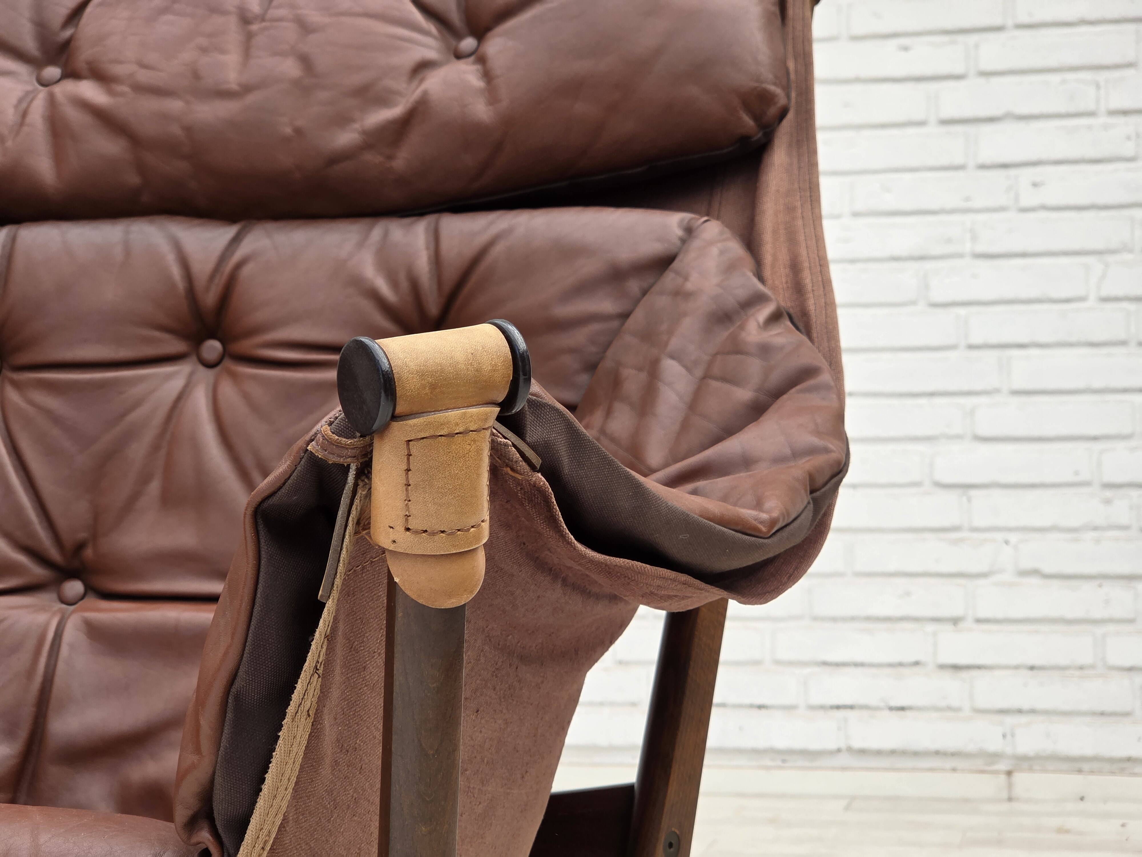 1970s, Norwegian design by Tormod Alnaes, "Trega" loungechair.