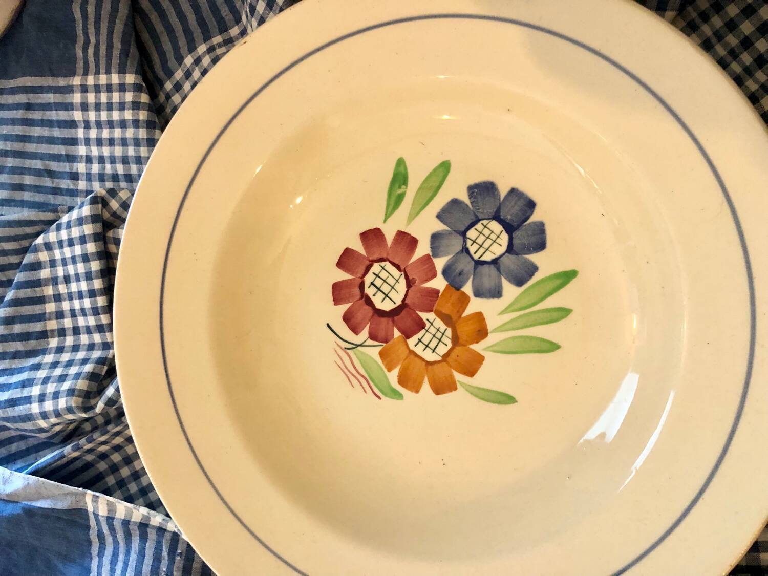 Luneville soup plates