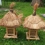 Pair of hut lamps