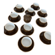 Coffee cups, Cappuccino, Yves Déshoulières, brown and gold, Nescafé