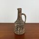 Brutalist vintage studio pottery vase carafe by Gerhard Liebenthron, 1970s.