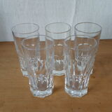Verres à anisette en cristal