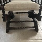 English rocking chair turned wood