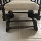 English rocking chair turned wood