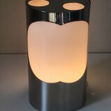 Lamp stainless steel and design perpex Space Age 1970