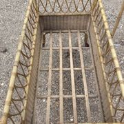 Wicker baby bed