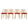 Set of four dining chairs by Antonín Šuman, 1960s