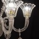 Extraordinary Art Decò Barovier e Toso Chandelier, Murano “Bubble” Glass, 1940s