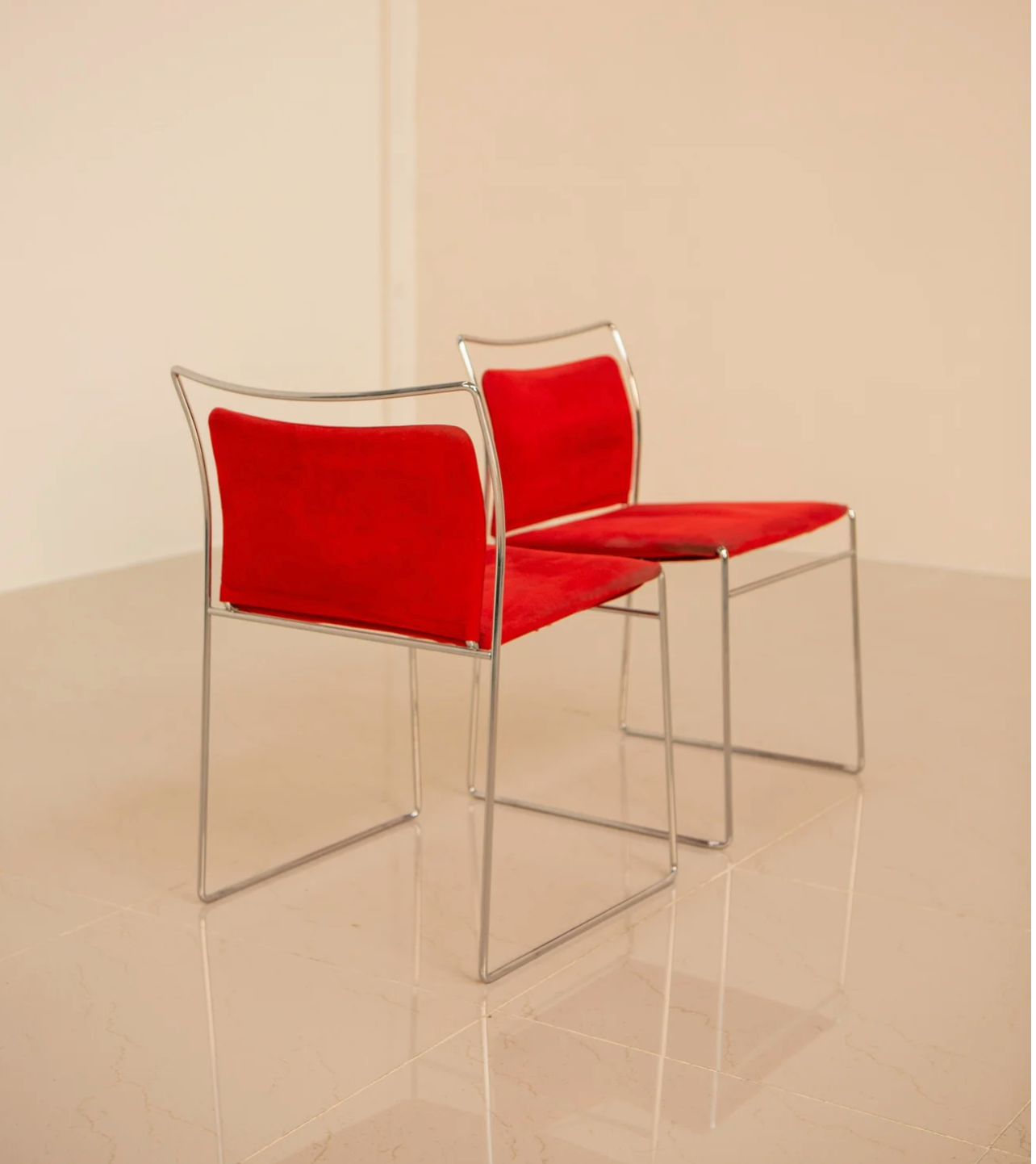 Pair of chairs "Tulu" by Kazuhide Takahama for Cassina 80's