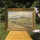 Vintage Impressionist Landscape Oil Painting by Holger Havrehed