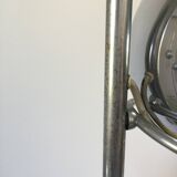 Eyeball floor lamp in chromed metal