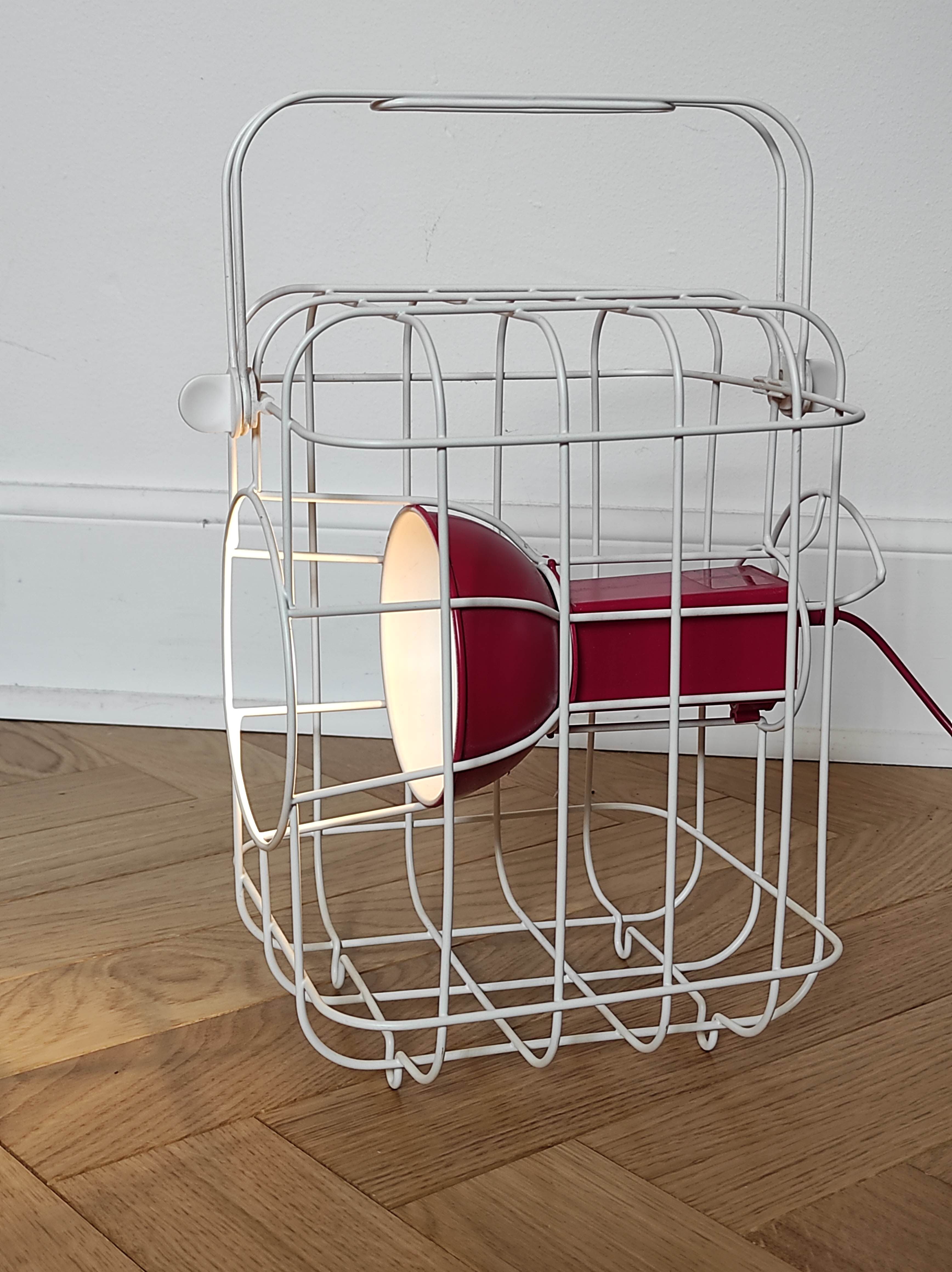 Vintage caged lamp by Matali Crasset for Ikea, 2017