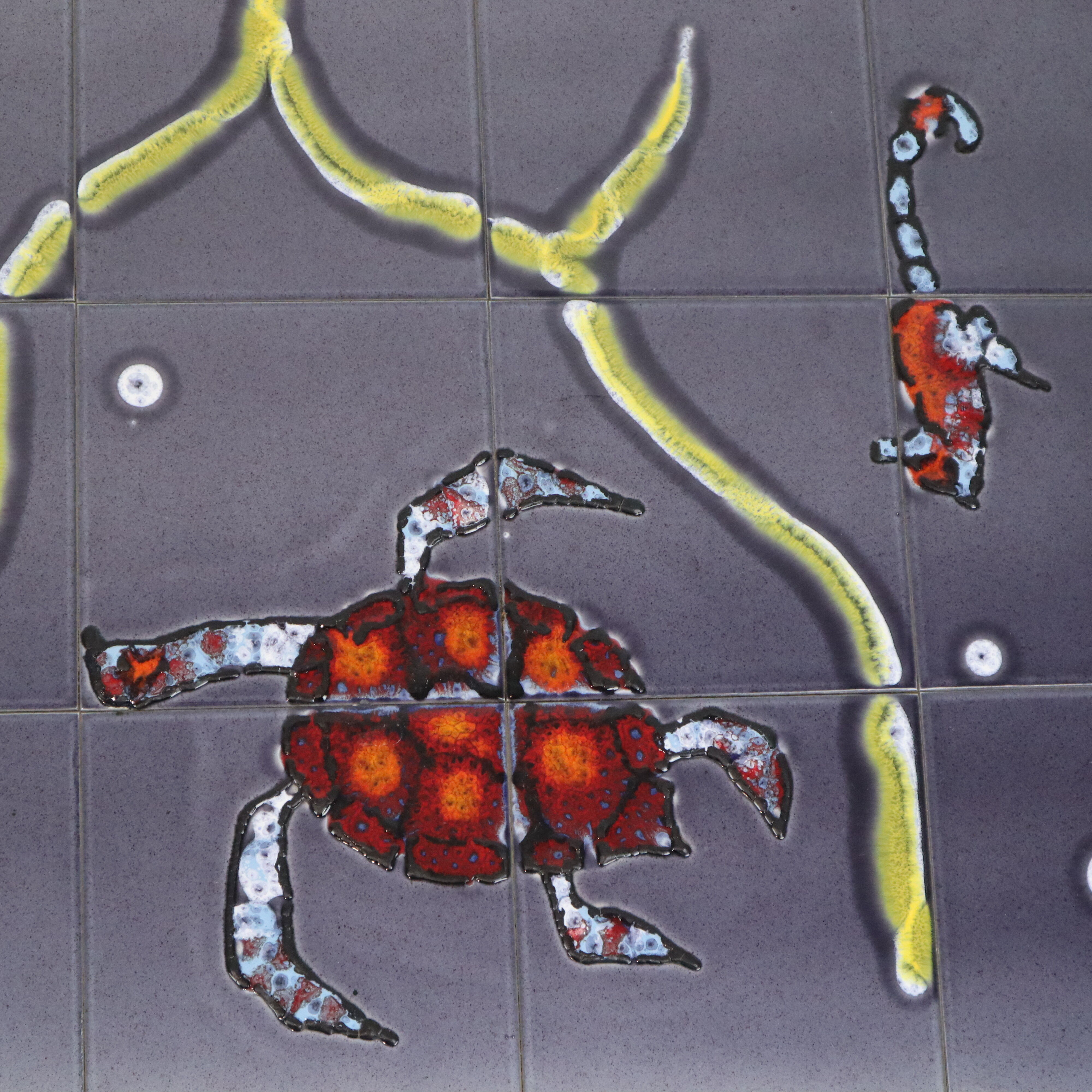 Vintage ceramic coffee table, 1970