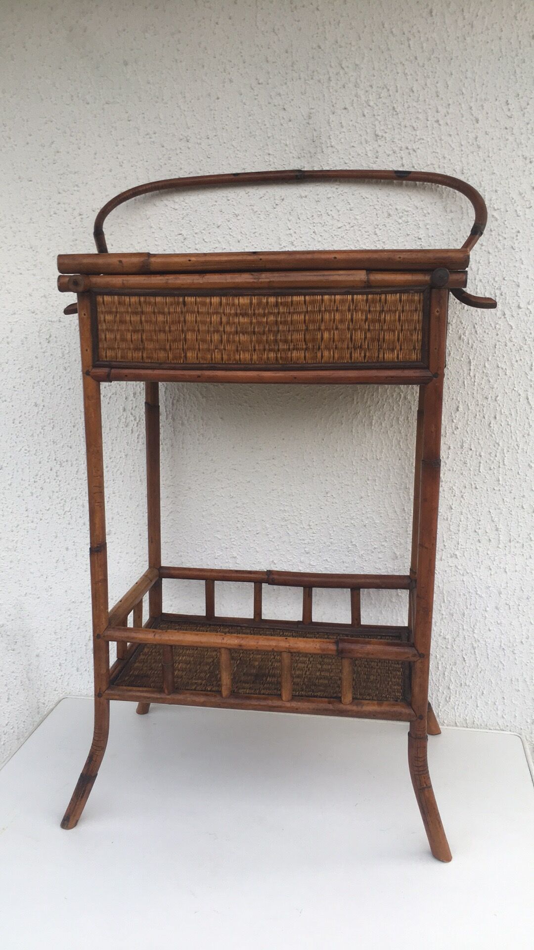 Portable bamboo worker furniture