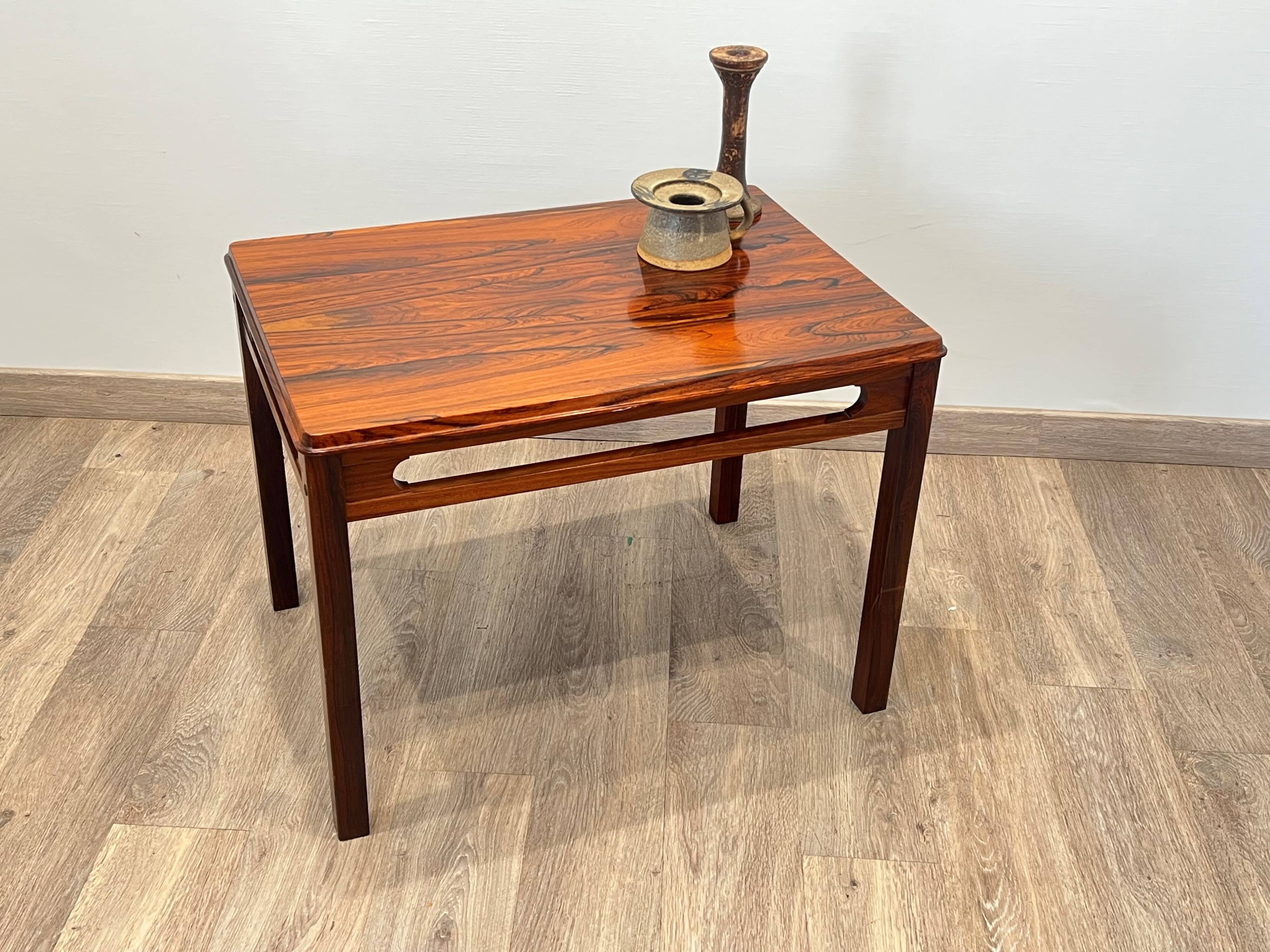 Coffee table in rosewood by Rasmus Solberg