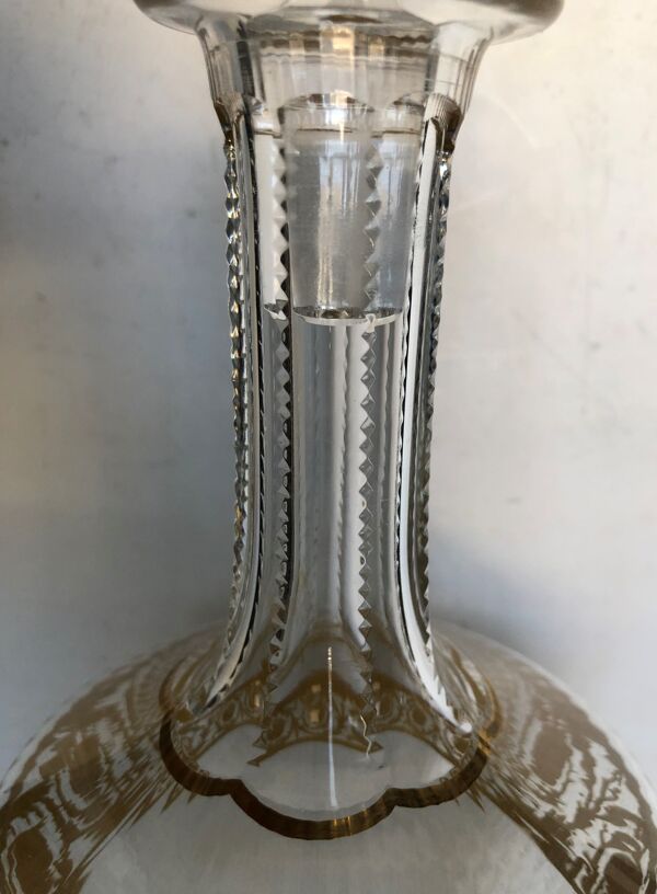 Carafe en cristal de Saint Louis modèle Thistle