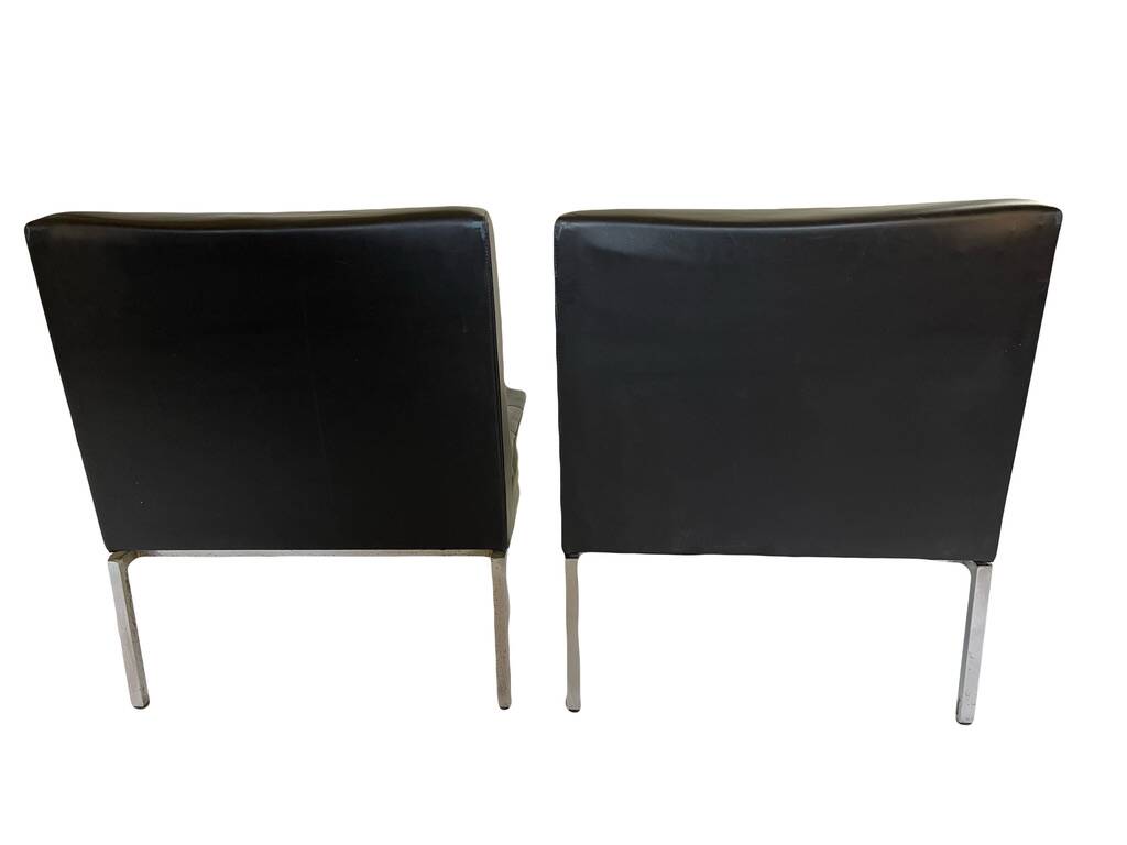 Pair of "samurai" armchairs by Joseph-André Motte for Airborne, 1970