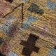 Modern yellow Berber rug from Morocco in wool.