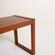 Banc en teck scandinave, années 1960