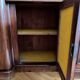 Mahogany enfilade and mahogany veneer in victorian style, in good condition.