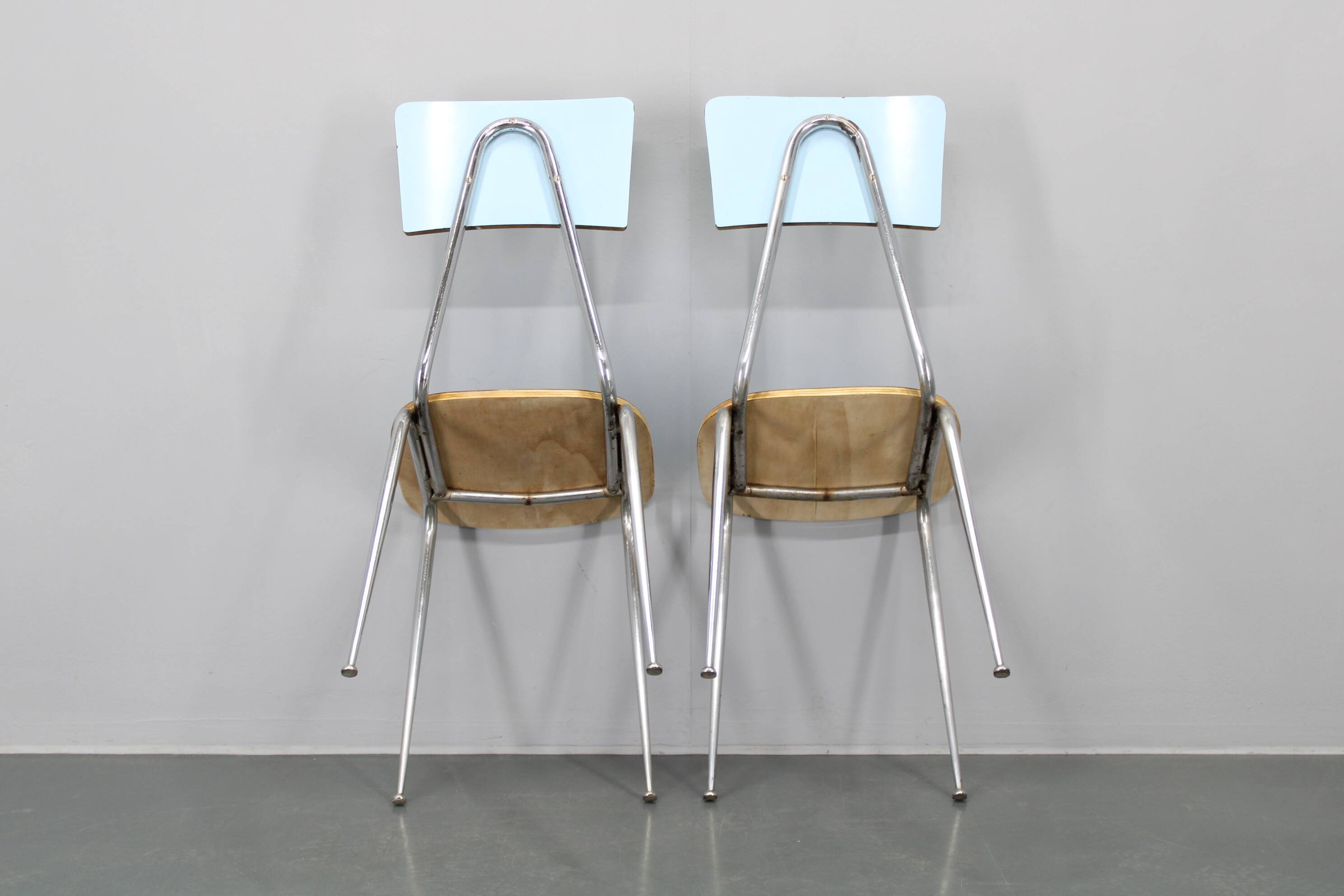 1970s Set of Five Dining Chairs , Italy