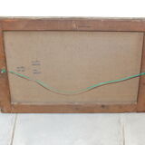 Alexandre Dronsart (1890-1953) landscape painting Chemin de bord de ferme