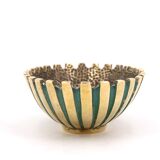 Empty pocket in bronze and blue enamel by Maurice Ascalon