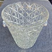 70s/80s glass champagne bucket