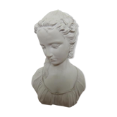 Bust "woman" in plaster