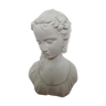 Bust "woman" in plaster
