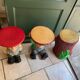 Set of three stools Gnomes, Kartell, Starck