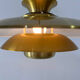 Vintage pendant lamp brass
