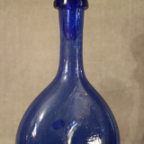 Biot's blue tinted glass bottle bottle