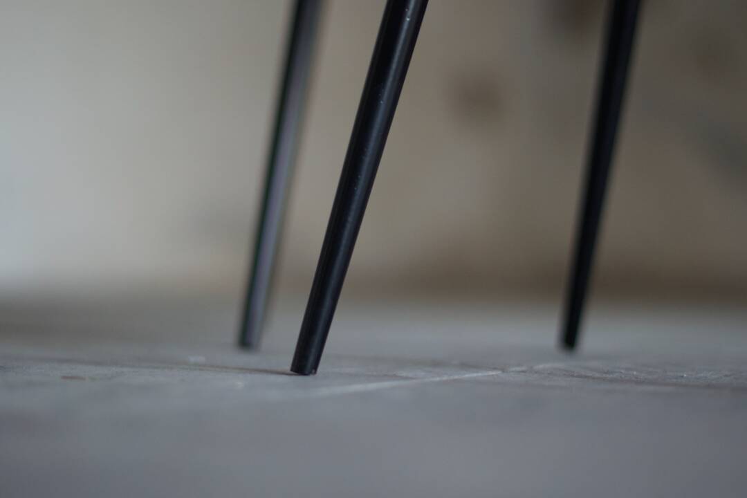 2 nesting varnished ceramic coffee tables - the brothers jean & robert cloutier 1950